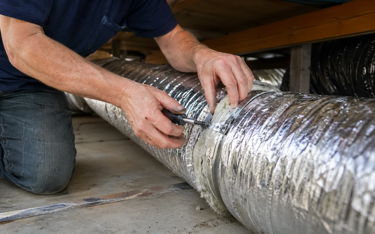 Mobile home ductwork repair contractor